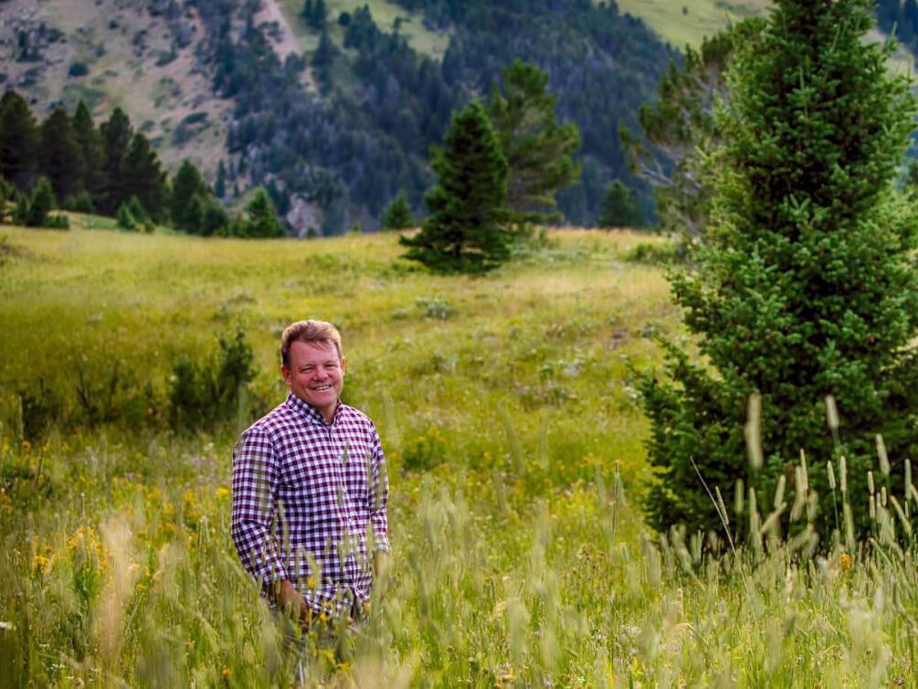 Natural image of Scott Sells in a Montana Field